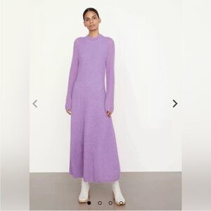 Vince Purple Knit Dress (worn once perfect condition)